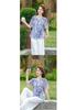 Chiffon Short-Sleeved Blouse – Mother's Summer Style for Middle-Aged Women