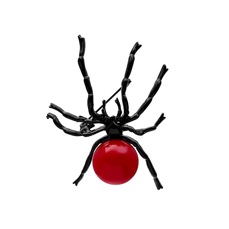 

Винтажная креативная брошь в виде насекомого-паука, модная брошь из сплава для одежды, праздничные аксессуары