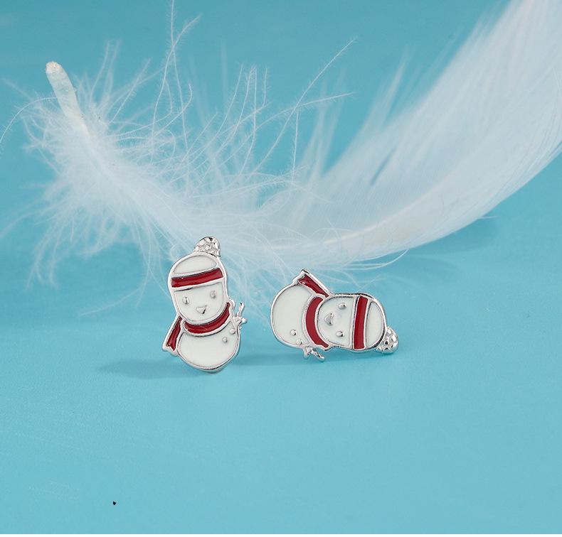 Christmas Holiday Stud Earrings: Elk, Tree, Candy Cane, Snowman