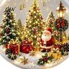 Lanterne da Notte LED Calde Ornamento Luminoso Storia di Natale, Mini Scena Festiva in Palla Decorazione da Appendere, Decorazione Invernale Acrilico Trasparente Luminoso Ciondolo per