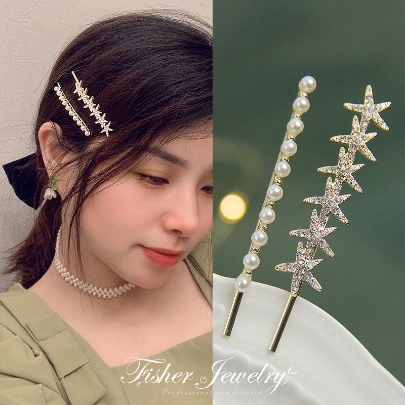 Korean Fashion Flower Opal Pearl Hairpins Gifts Women Girls Hair Clips Pins Barrettes Accessories Hairclip Hairgrips Headdress