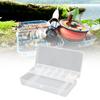 Double Layer Transparents Fishing Baits Organizers with Durability Plastic Construction for Lures Storage