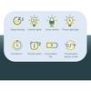 Réveil Enfant, Dinosaure Lumineux LED Numerique Lampe Réveil, Entraîneur de Sommeil pour Enfants, Ve