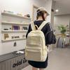 Backpack Women's Large Capacity Leisure Simple Student Class School Bag Campus Style Versatile Trend Travel Backpack