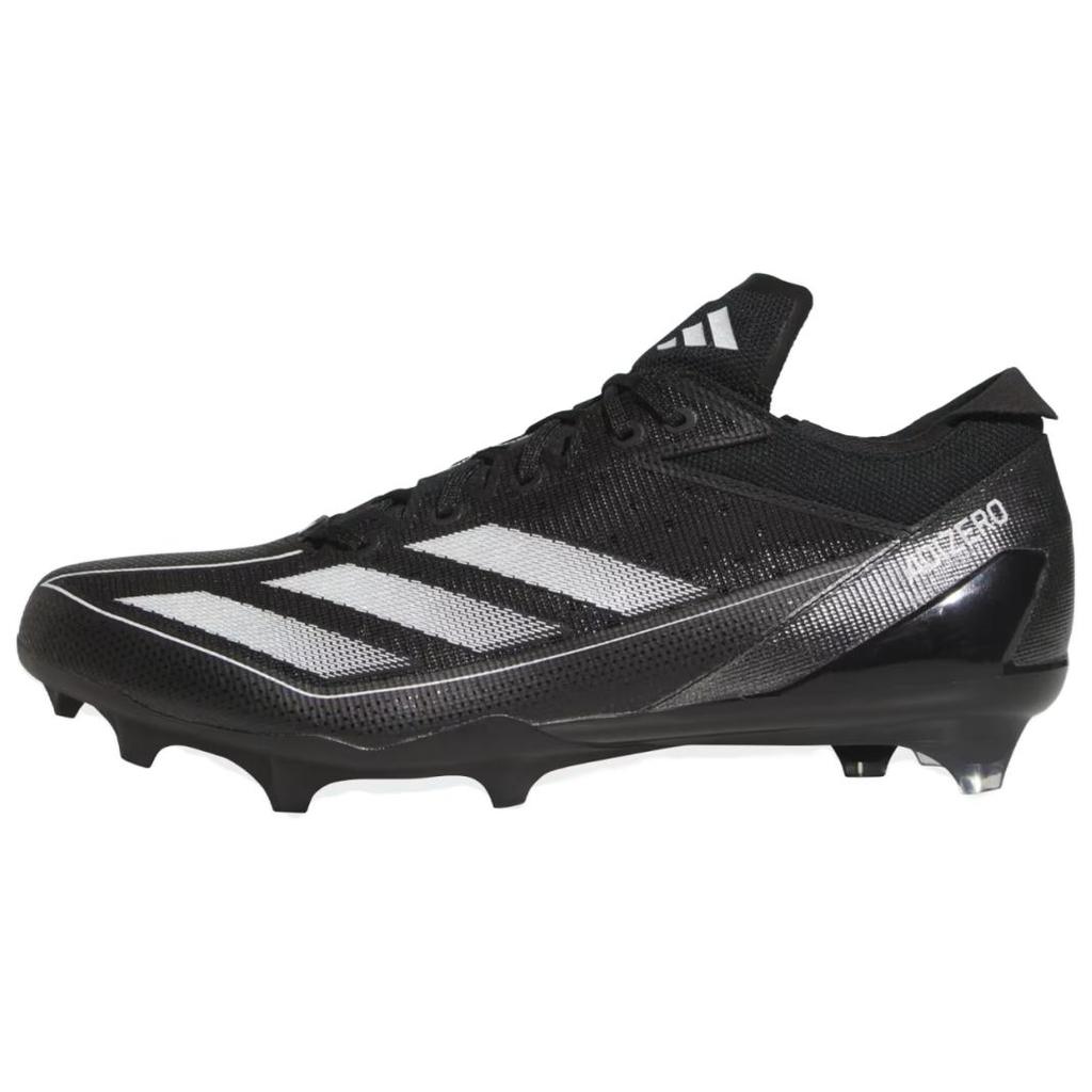 Adidas Adizero Slip Resistant Abrasion Resistant Slip Resistant Abrasion Resistant Soccer Shoes Unisex Black White JR0038