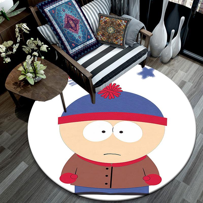Stan Marsh Pattern Round rug,Carpet Rug for Living Room Bedroom Playroom ,Non-slip Floor Mat,Holiday Gifts and Birthday Gifts.