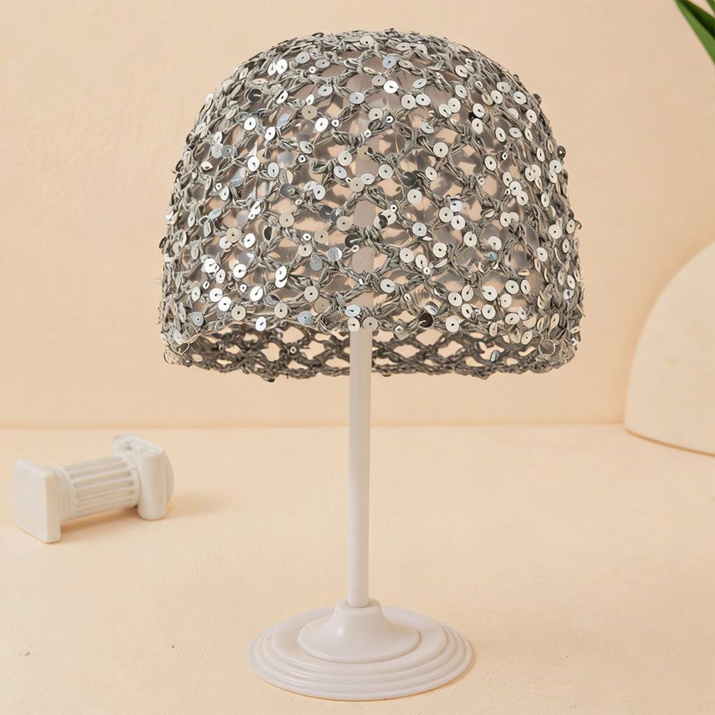 Women's Hair with Sequins Hollow Mesh Headpiece for Party and Fashion