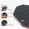 For Zontes 703F F703 703  Side Stand Enlarger Pad CNC Aluminum Kickstand Extension Foot Support Base Motorcycle Acssories