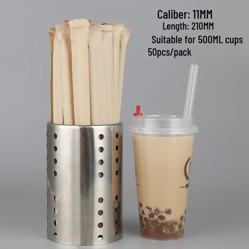Individually Wrapped Disposable Bubble Tea Straws