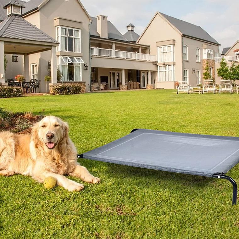 Dog Bed Summer Kennel Summer Medium and Large Dog Golden Retriever Corgi Pet Beds All Seasons Off The Ground Pet Camp Bed