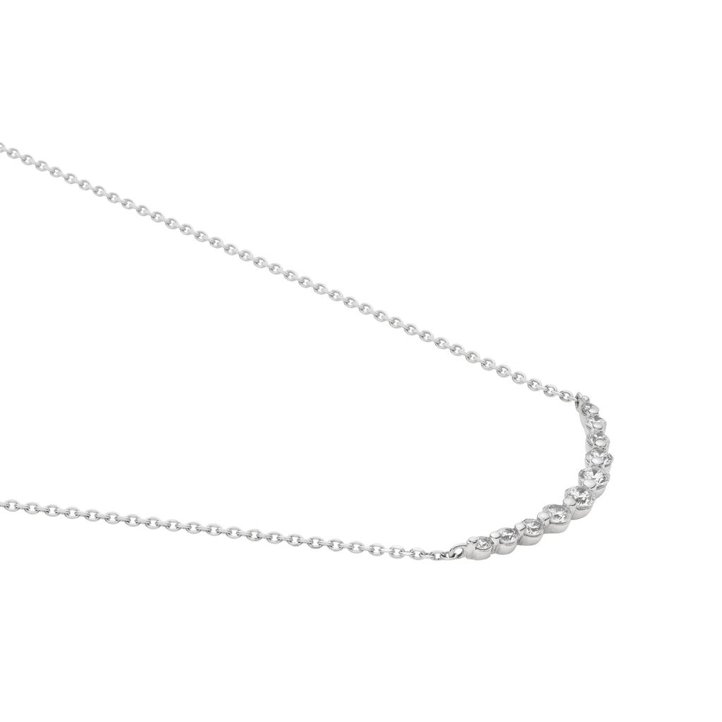Platinum Diamond Necklace Lure APVN150540DI [Vendome Aoyama] [Official] 0.3ct