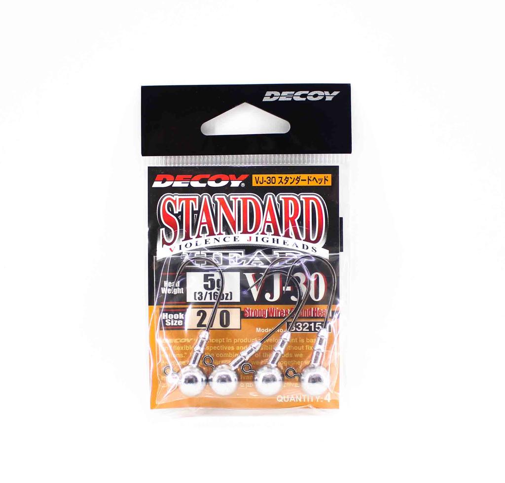 Decoy VJ-30 Jigová hlavička Violence Standardní háček Velikost 2/0 , 3/16 oz (2158)