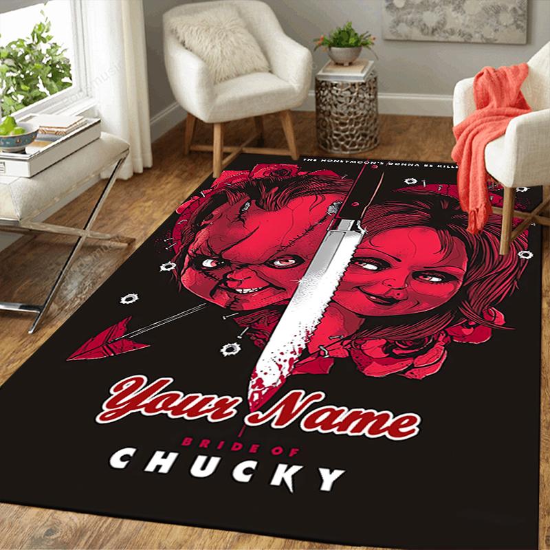 Custom 1Pc Chucky'S Honeymoon Horror Rug Office Carpet Indoor Outdoor Entrance Doormat Nonslip Soft And Comfortable Living Room D291518