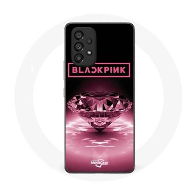 Case - Maniacase - Samsung Galaxy A53 5G - Kpop - Blackpink Logo - Diamond Finish