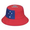 Samoa Fisherman Hats Custom Made Name Number Team Logo Bucket Cap Country Travel West Nation Samoan Flag Print Photo Headgear