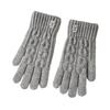 Thickened Winter Knitted Gloves Windproof Wool Gloves Fashion Touch Screen Gloves  for Men Women