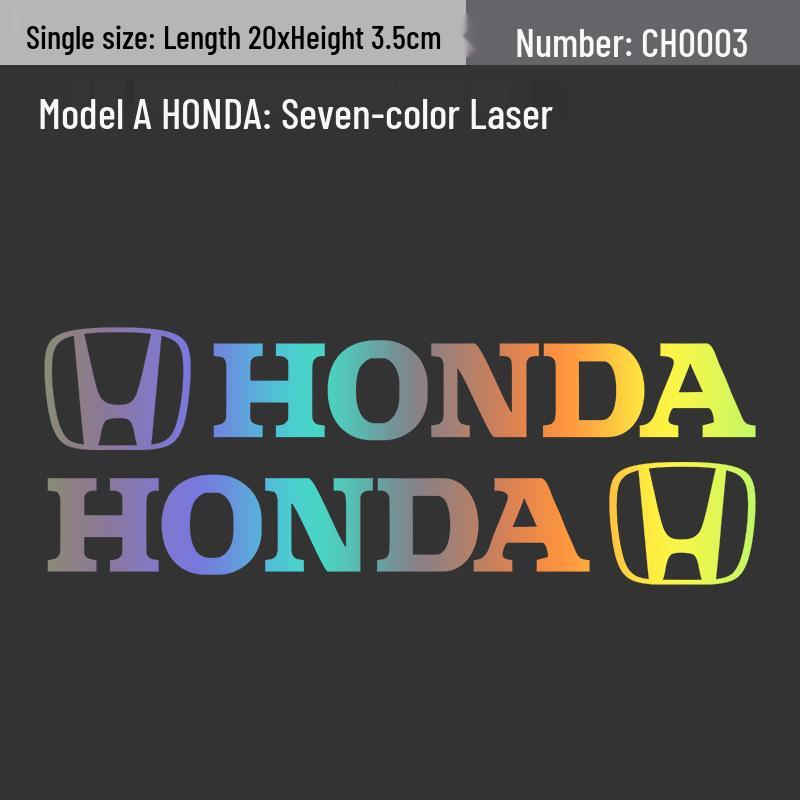 Honda Wings Motorcycle Decals - Girly Cute Laser-Modified Stickers for Electric Bikes