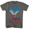 ACDC Fly On the Wall Tour 1985 Men's T Shirt Studio Album Rock Band Concert