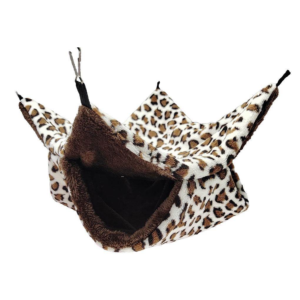 Ratten Hängematte Hängendes Doppelbett Tierkäfige Haus für Ratten Multifunktionell Vlies Süßes Geschenk Haustierzubehör