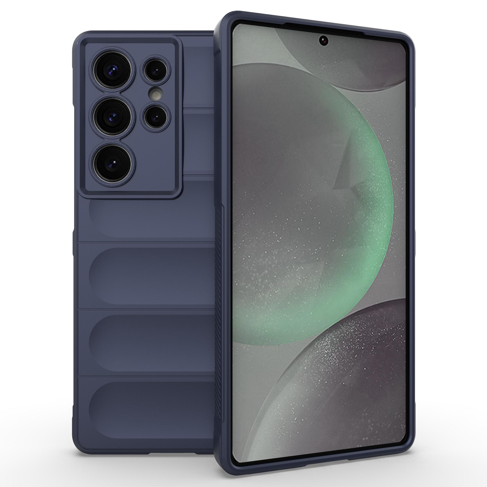 

Чохол для Samsung Galaxy S25 Ultra Протиударний М який TPU Міцний Чохол на Задню Панель Телефону Dark Blue