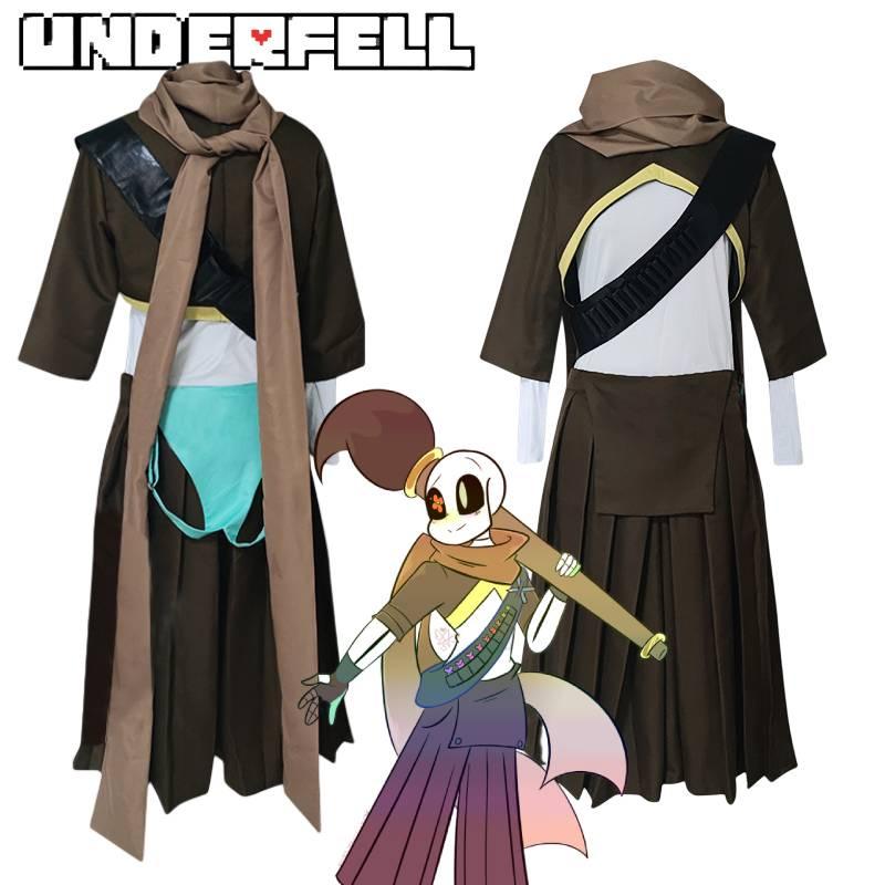 Undertale Insans Cosplay Costume Set For Anime Fans In Chinese-style Vintage