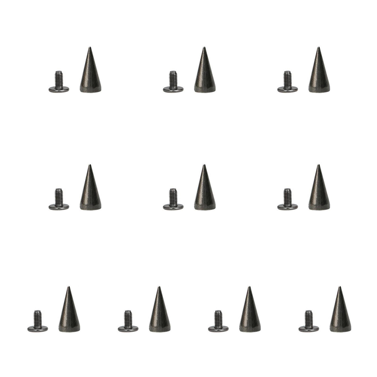 10 комплектов шипов из сплава в готическом стиле, украшения из сплава, заклепки, конусные шипы для сумок, обуви и других поделок 7