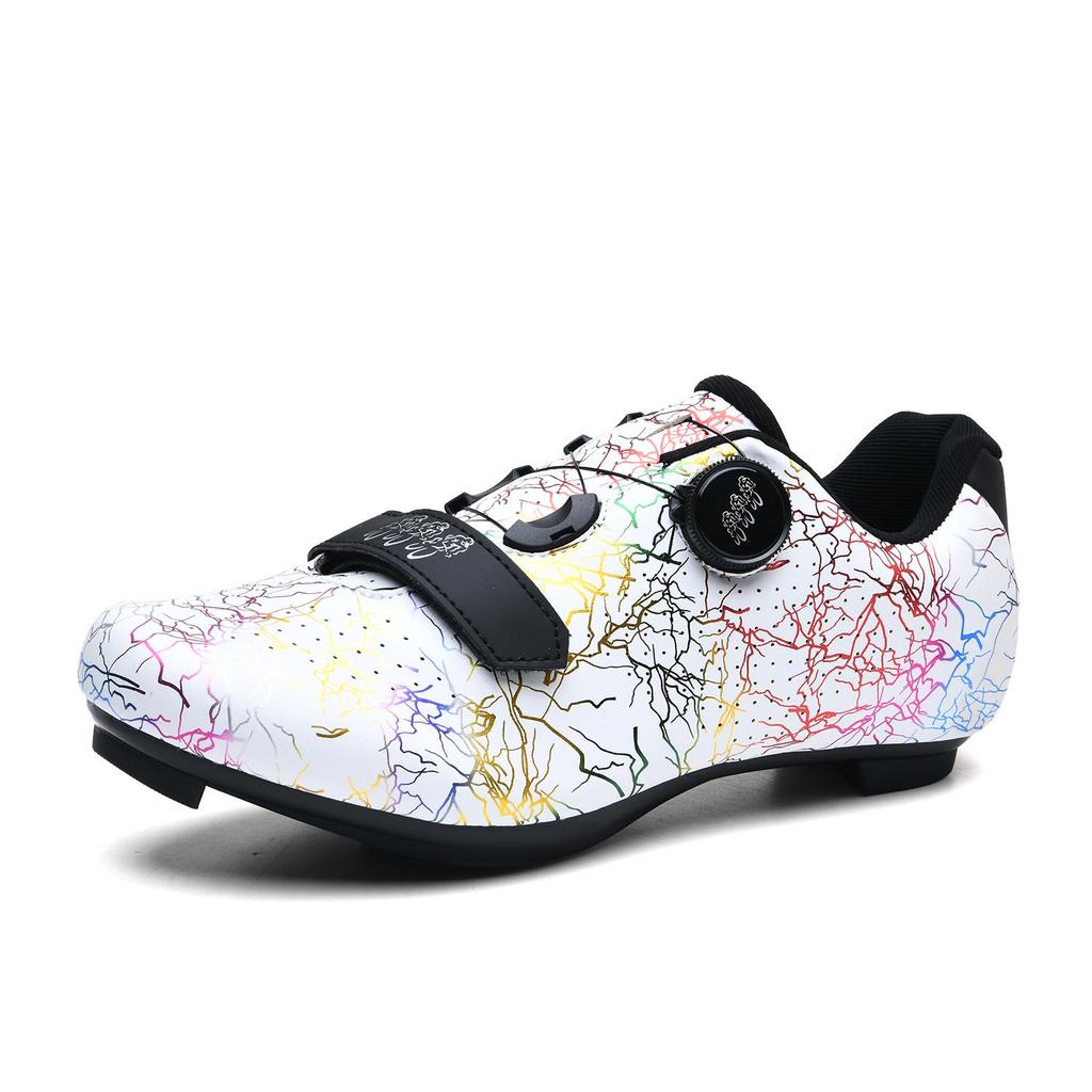 Unisex Lockable Cycling Shoes: Hard Sole for Road & Mountain Biking