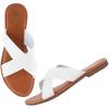 Shoetopia Women'S Flat-736 White Flat Sandal-5 Kids Uk (Flat-736-White)-Eu38