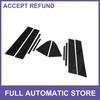 10 Pcs Pillar Window Trim for Chevy Cruze 11-15 Black