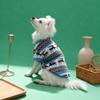 Thickened Christmas Pet Clothes Elk Pattern Dog Winter Sweater Plush Dog Vest  For Small Medium Dog