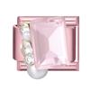 Y2K Pink Glitter Zircon Heart Flowers Rabbit Crystal Italian Charm Fit 9MM Stainless Steel Bracelet Women Men DIY Jewelry Gift
