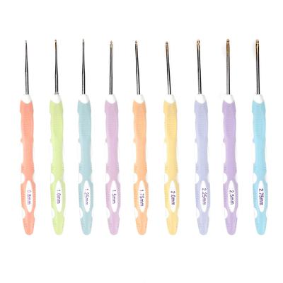 8/9 Stück Stricknadeln Set Handgefertigtes Handwerk Aluminium Häkelnadeln Nadeln Komfortabler Griff Festivalgeschenk für Nähen Webwerkzeug