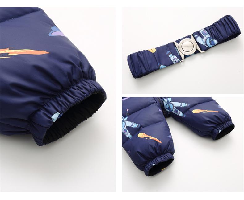 2024 Winter Kids' Down Ski Jacket: European/American Style, Thickened One-Piece Suit for Boys & Girls