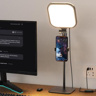UBeesize Ring Tabletop Light for Surface Low Natural Light for Web Online and High Color High Brightness Smartphone USB Metal Base for Ideal for and