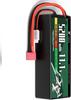 Lipo Battery 3S 11.1V 5200mAh 80C with T-Plug Connector – High Power for RC Models – Hard Case, Silicone Wire
