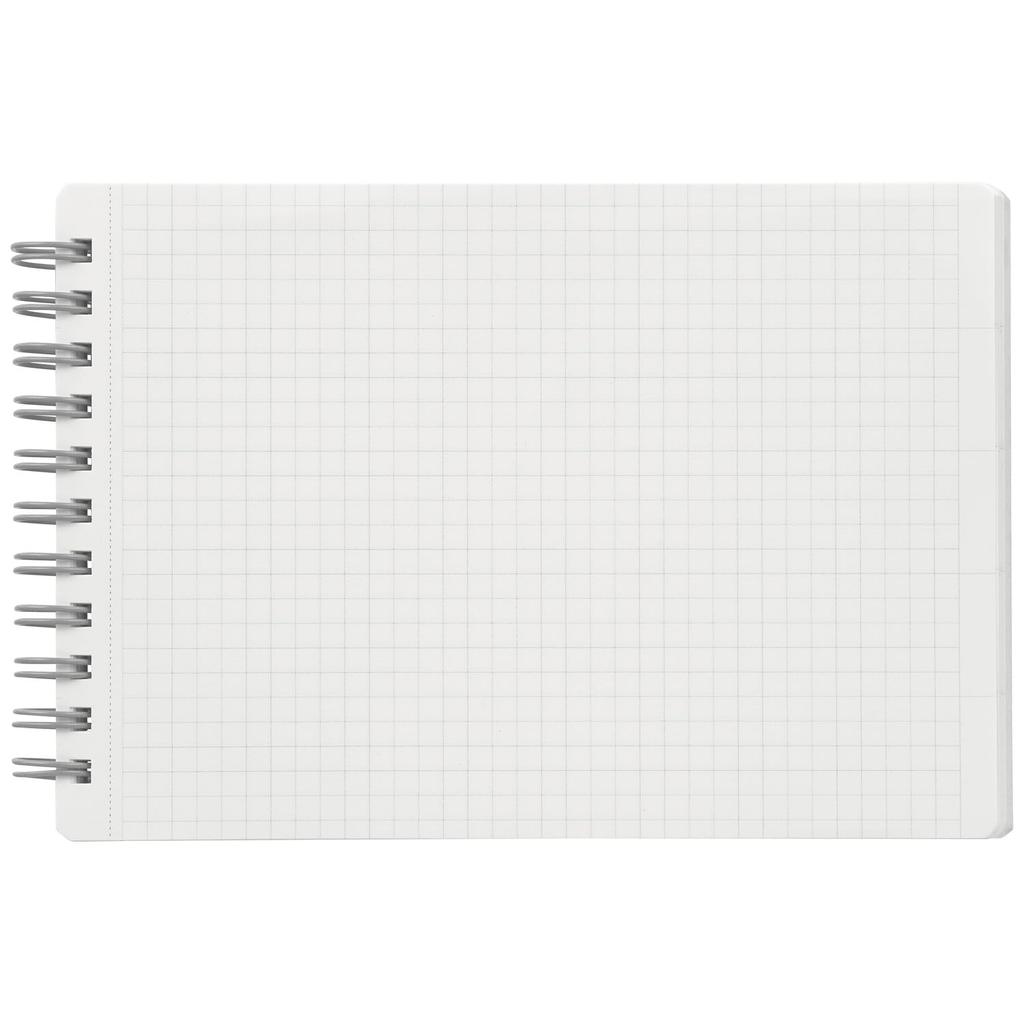 Maruman Note Ring Note Utka Pocket Size 4mm Grid Red N461-01