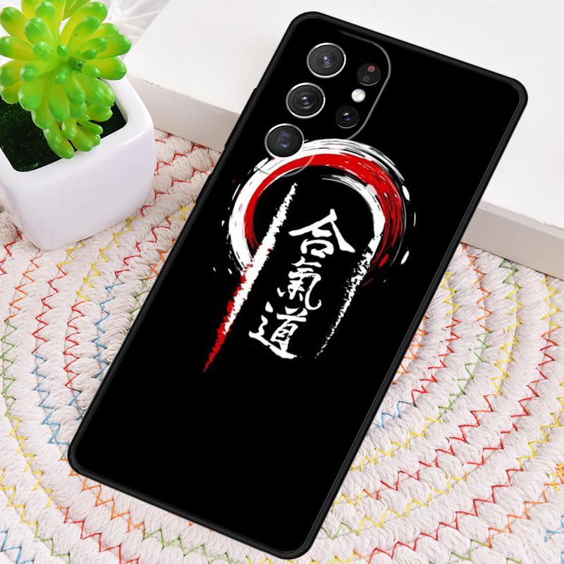 Japan Martial Aikido TPU Silicone Phone Case For Samsung Galaxy note 10 pro S26 S25 S24 S23 S22 S21 Plus S25Ultra Capa Cover