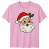 Santa Claus Christmas Holiday Unisexs TShirt Unisexs Tee Cartoon Graphic Top