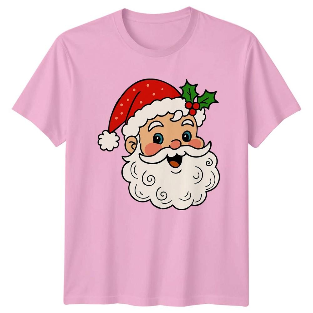 Santa Claus Christmas Holiday Unisexs TShirt Unisexs Tee Cartoon Graphic Top
