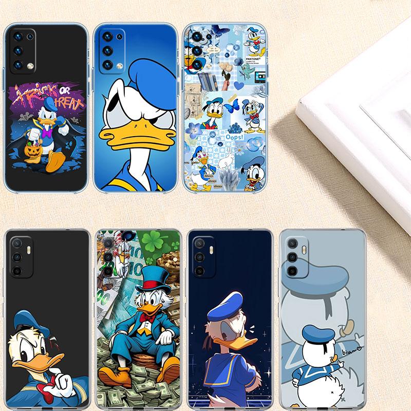 DuckTales Donald Duck Transparent Phone Case for Samsung Galaxy A04 A04S A14 A23 A34 A54 M23 M33 M52 M53