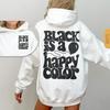 Autumn/Winter Women's Hooded Sweatshirt with Colorful Letter Print