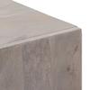 Highboard Gray and Gold 40 x 33 x 110 cm Solid Mango Wood