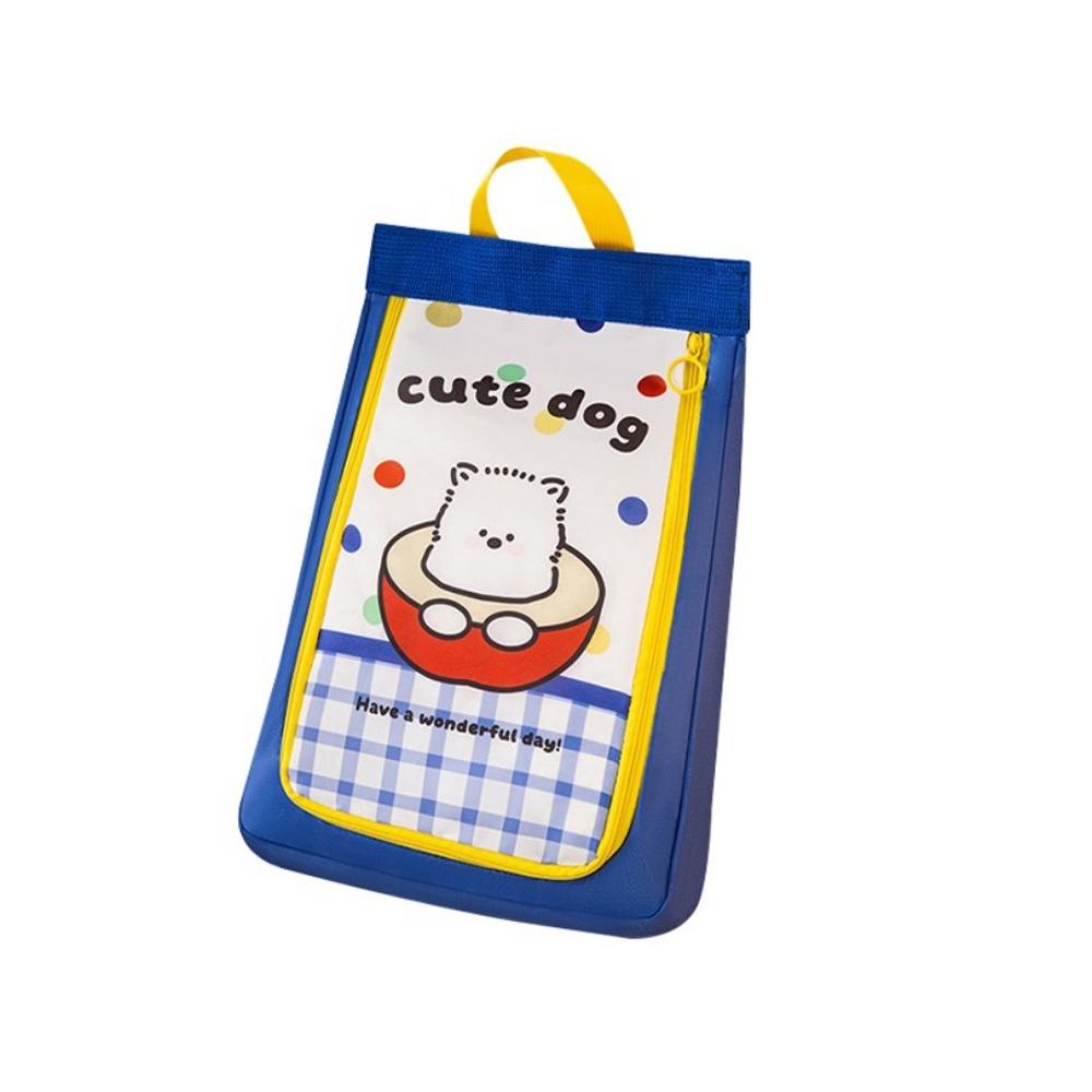 Утолщенная сумка для хранения обуви Ручной органайзер для обуви Милый мешочек для обуви Путешествия синий