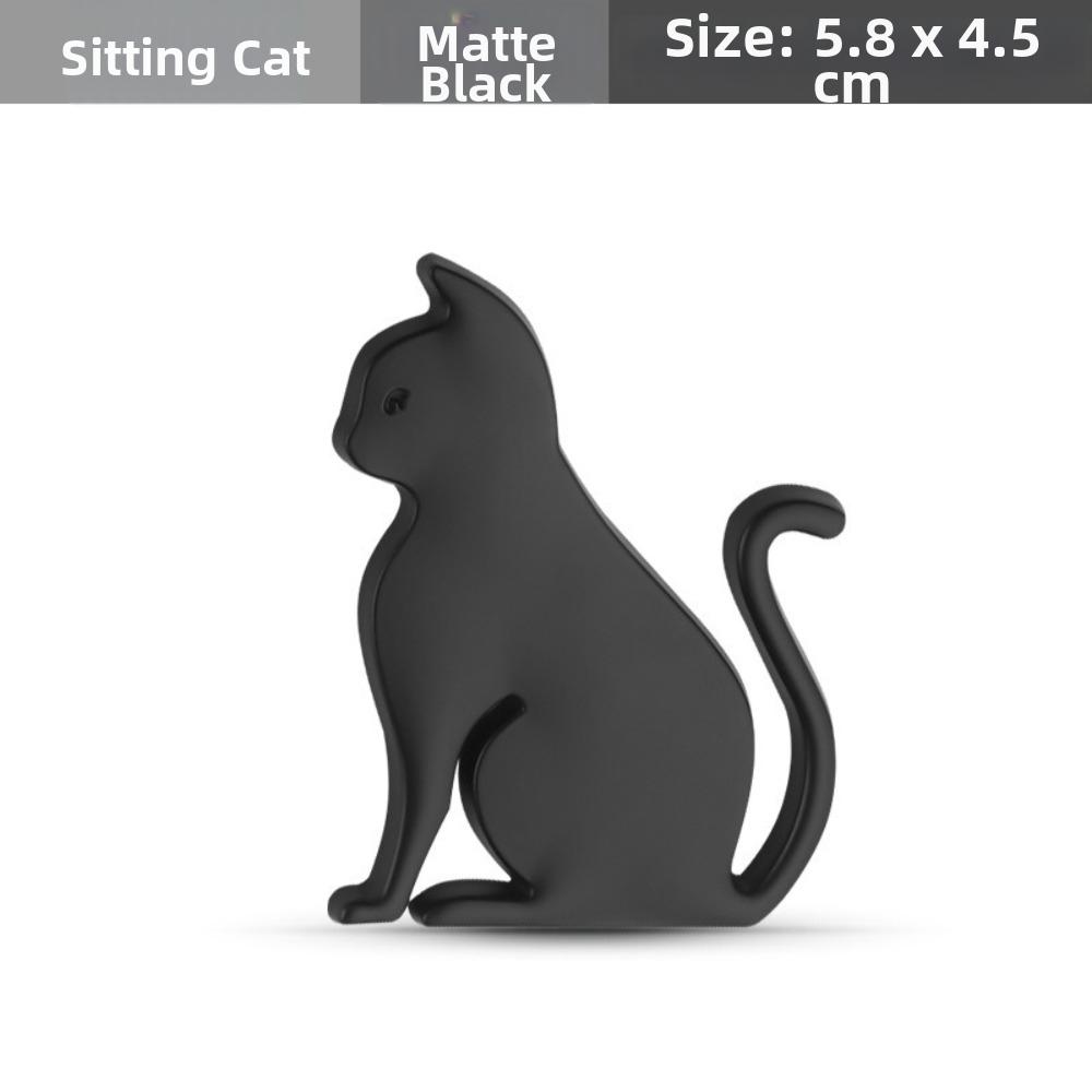 Cute Cat Car Emblem Personalized Car Covering Decor New Car Exterior Decorative Sticker