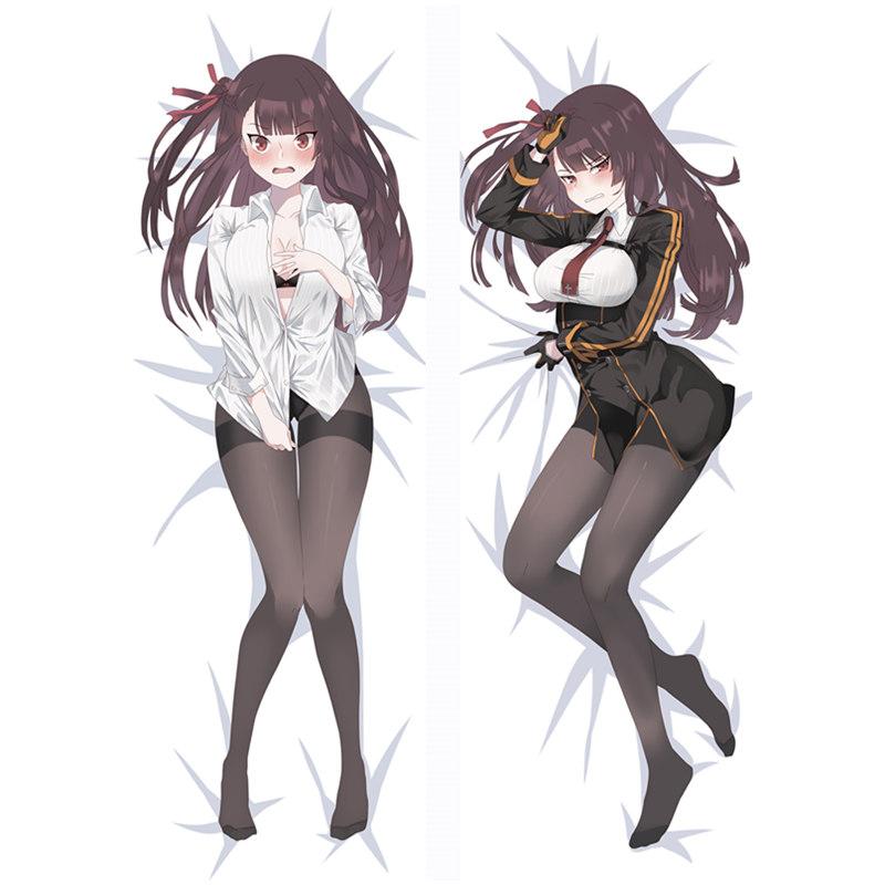 Anime Game Dívčí povlak na polštář Frontline Frontline StG44/MP40/MG42 Pouzdro Dakimakura Oboustranné Povlečení Objímací tělo Polštář