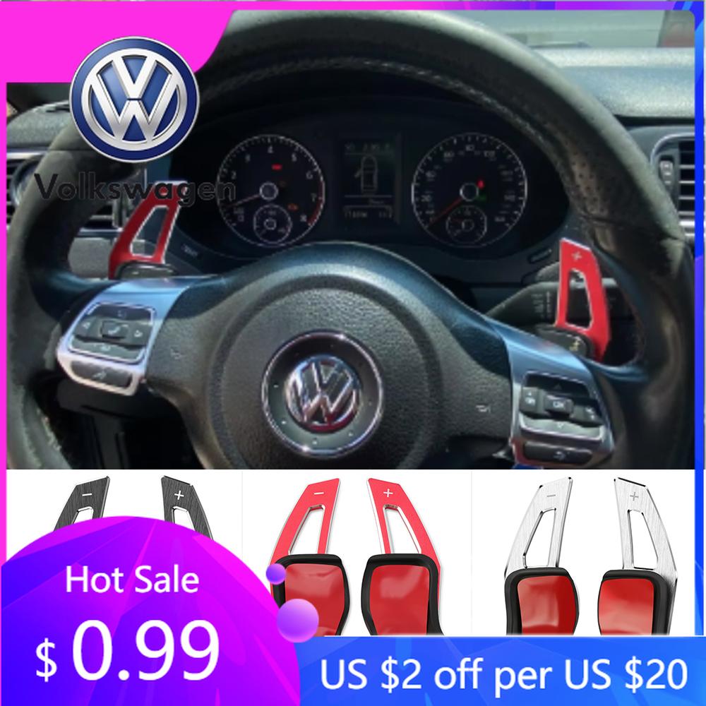 2026 Hot For Volkswagen VW DSG Steering Wheel Paddle Extension Shift Cover For VW Golf 5 6 MK6 GTI R Jetta MK5 Passat B6 B7 CC P