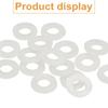 500 Weiße Nylon-Kunststoffscheiben-Set, Geeignet für Verschleißschutz und Dielektrische Isolierung, M2 - M10, mit Praktischer Boxverpackung