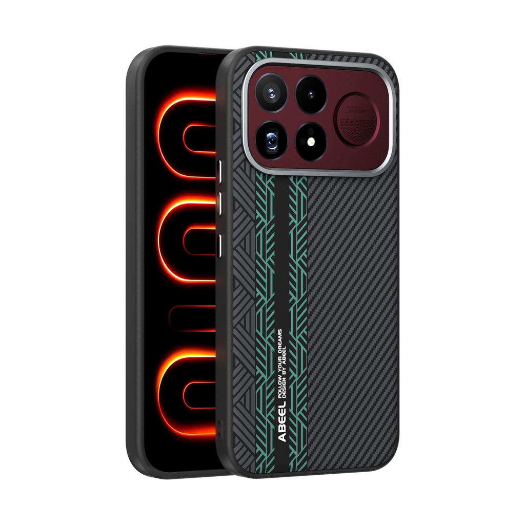 Kevlar Carbon Fiber Texture Magnetic Phone Case for Xiaomi Poco F9 Ultra F8 Pro K100 Pro MAX Hard Shockproof Anti Scratch Protective Cover