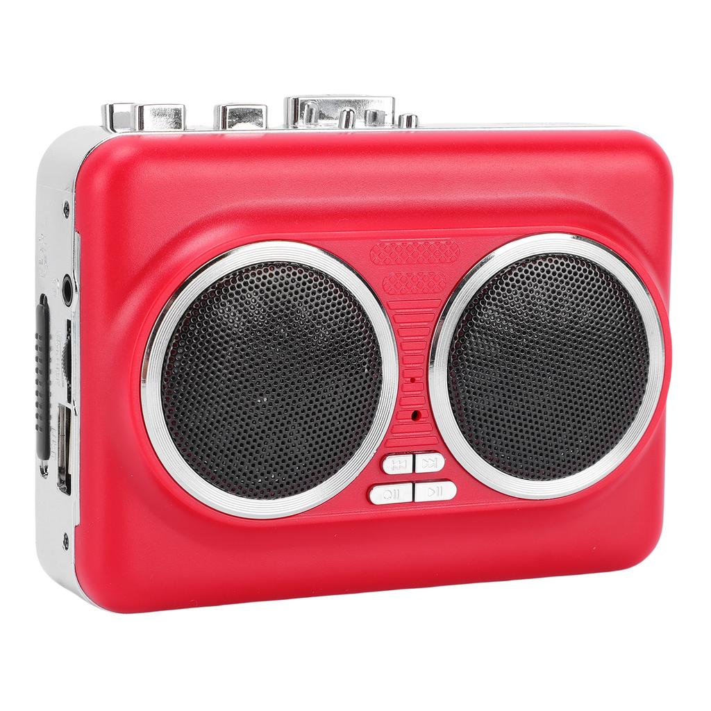 Cassette Tape Player USB Portable Cassette To MP3 Digital Converter with Built In Speaker and 3.5mm Headphone  