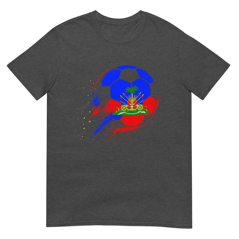 Haiti Ball Haitian Flag Pride Goal Player TShirt